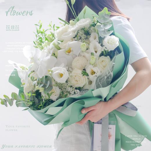 《月光》 .  白玫瑰花束 商品图1