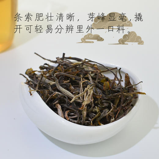 霏鸿茶叶 2020年头春广别老寨云南古树普洱茶生茶茶饼357g 商品图3