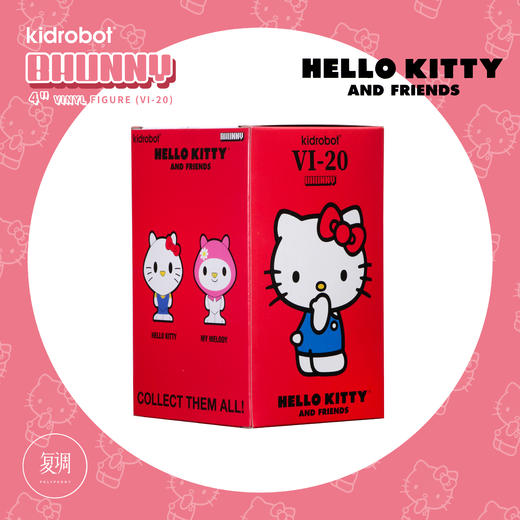 Kidrobot 凯蒂猫 三丽鸥 Bhunny Figures Hello Kitty 潮流玩具 摆件 商品图5