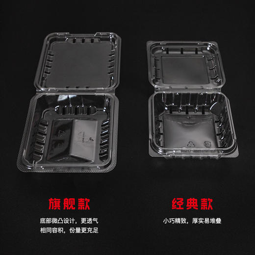 喇叭花125g蓝莓盒水果一次性透明樱桃草莓包装塑料加厚桑果盒100个 商品图8