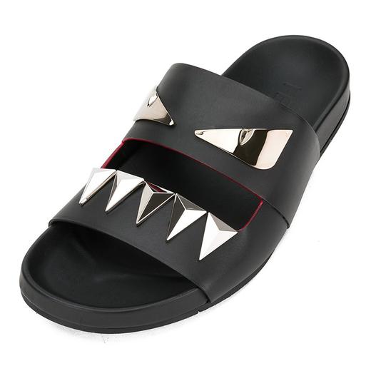 FENDI 芬迪 男士小怪兽眼睛拖鞋7X1029 L24 商品图1