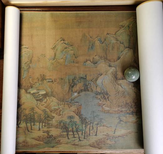 【定制书画】（宋）赵伯驹《江山秋色图》绢本手卷 馆藏书画高仿复制艺术品（付款后28天内发货） 商品图4