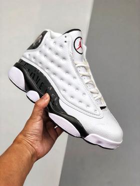 Air Jordan 13 Retro GS "He Got Game" AJ13乔13 熊猫 爱与尊重 毕业典礼 黑白男鞋 888164-112