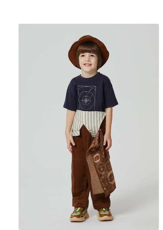 可爱印花舒适短袖男女童儿童1j7612010