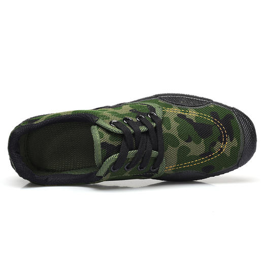 强人际华3515男女户外低帮解放鞋透气耐折军训鞋迷作训工地耐穿布胶鞋 商品图3