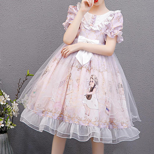 裁缝学苑TG57洛丽塔lolita纸样儿童装连衣裙子样板图裁剪夏季女童 商品图2