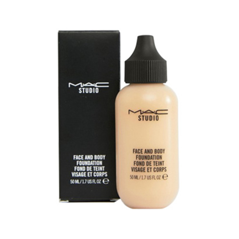 美国魅可MAC 小奶瓶粉底液 轻薄水润双用粉底液 50ml 香港直邮JPY带授权招加盟代理