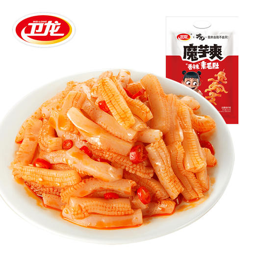 卫龙魔芋爽18g*20袋/盒  鲜辣弹爽 解馋没腹担 卫龙 魔芋丝 辣条 素毛肚 休闲 麻辣小零食 包邮 商品图3