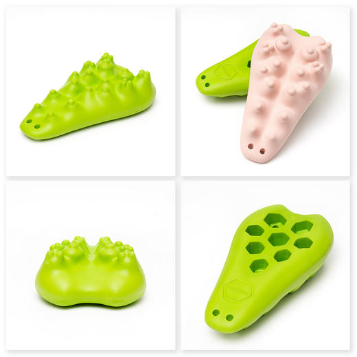 【和富贵包bye bye~】TOTONUT小鳄鱼按摩牵引枕 缓解颈椎酸痛局部刺痛富贵包 低头族久坐办公 柔韧兼备力度适中 世界冠军力推 商品图4