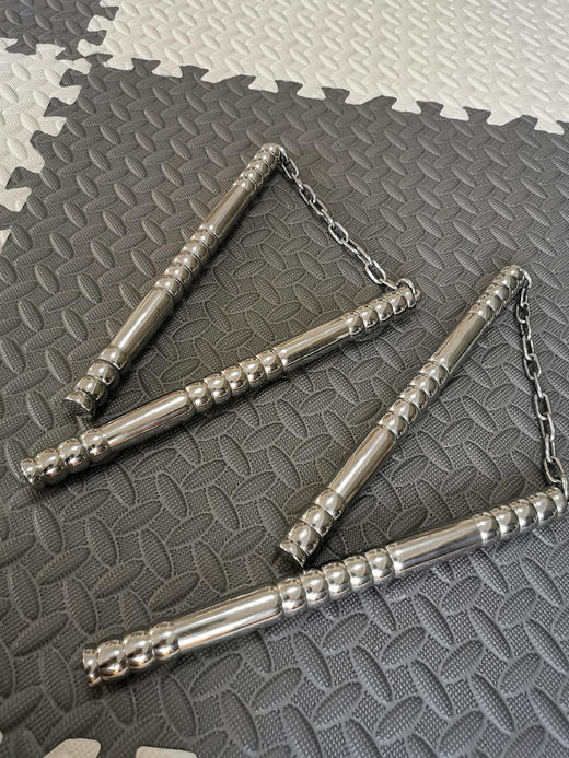 精品不锈钢钢双节棍（佛医堂专业定制版） 商品图0