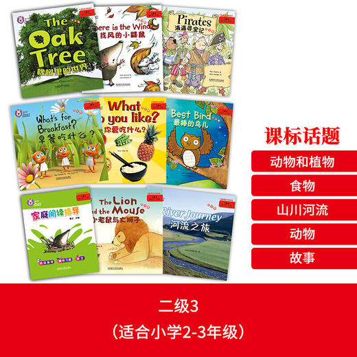 大猫英语分级阅读二级3(适合小学二.三年级)(8册读物+1册指导)(附光盘) 商品图2