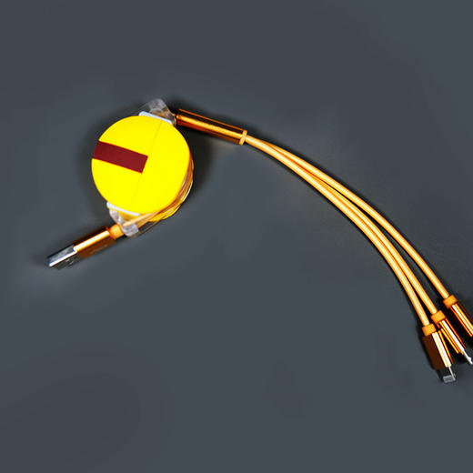 银河护胃队 一拖三伸缩数据线 商品图4