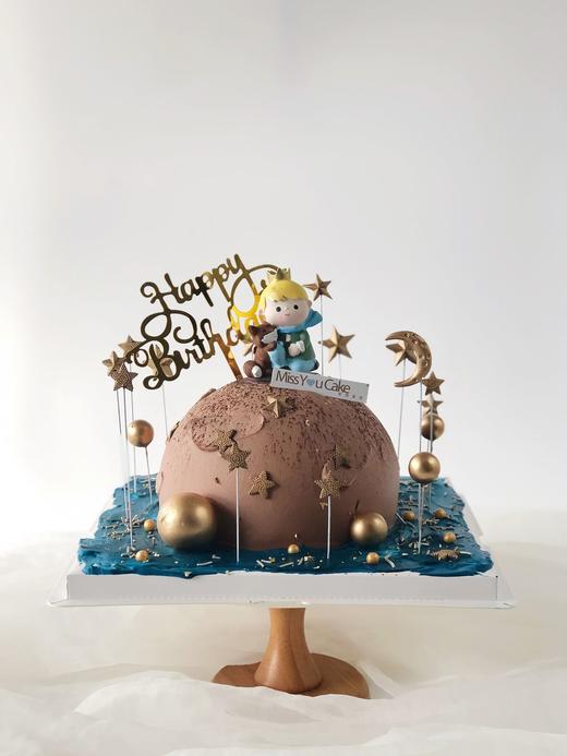 桂林店定制款裸蛋糕绚烂星空小王子