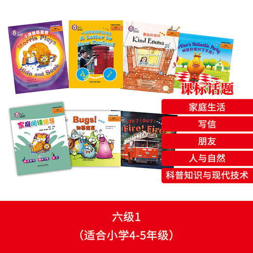 大猫英语分级阅读六级1(适合小学四.五年级)(6册读物+1册指导)(附光盘) 商品图3
