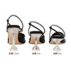 NO.55 Shoes1020-6欧美性感尖头浅口水钻高跟鞋一字带猫跟凉鞋 商品缩略图3