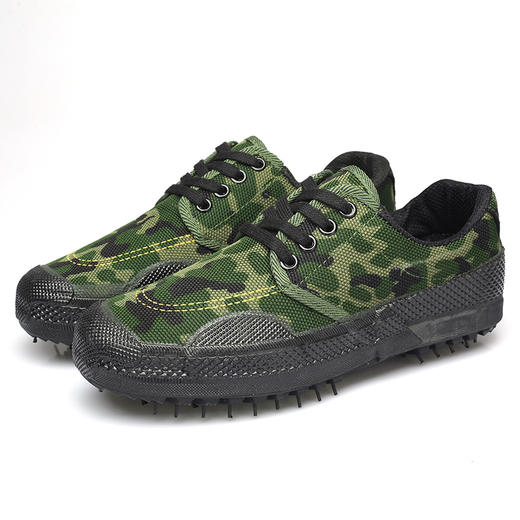 强人际华3515男女户外低帮解放鞋透气耐折军训鞋迷作训工地耐穿布胶鞋 商品图4