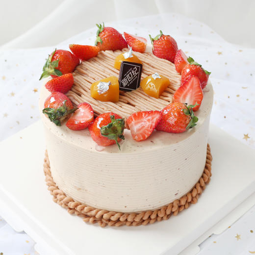 【栗子蛋糕】良辰莓景（自提返红包） 商品图0