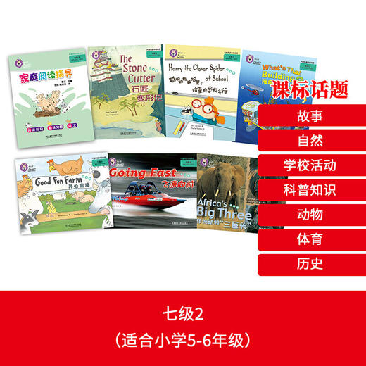 大猫英语分级阅读七级2(适合小学五.六年级)(6册读物+1册指导)(附光盘) 商品图2