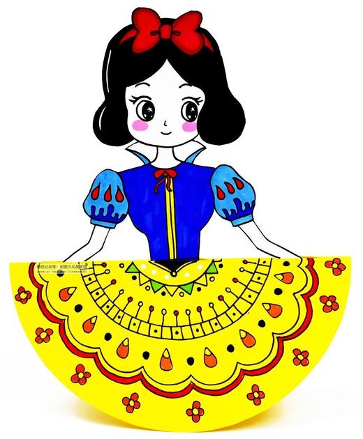 《公主的裙摆》白雪公主【自动发货：下单后，点击手机短信中收到的链接，即可获取文件下载的链接；如有任何问题，可添加客服微信hm33268获得帮助】 商品图0