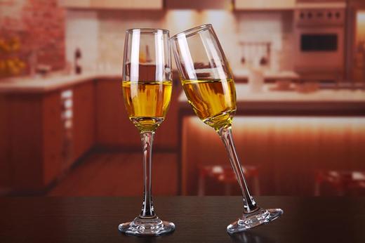 （6支装）无铅水晶玻璃高脚香槟杯 起泡酒杯 商品图0