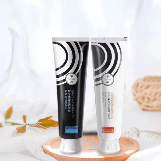 蜜梨MATLEE-黑白-早安晚安牙膏-洁白护龈健齿-会员5折 商品图3