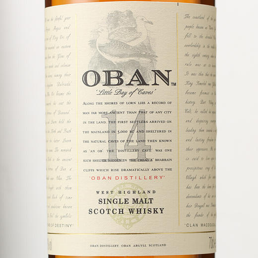 oban14yo欧本14年西部高地单一麦威士忌