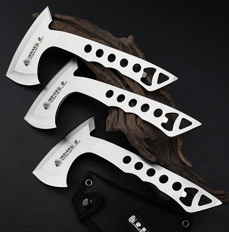 汉道【印第安战术斧】防身斧头刀飞斧开山工兵斧