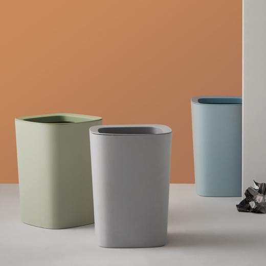 【垃圾桶】*拾物压圈垃圾桶 家用 收纳纸篓家居厨房办公室加厚创意厕所垃圾桶 商品图0