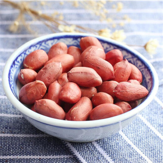 山东农家自种四粒小花生米400g2袋颗粒饱满香脆可口自然晾晒粮油特产