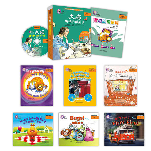 大猫英语分级阅读六级1(适合小学四.五年级)(6册读物+1册指导)(附光盘) 商品图2