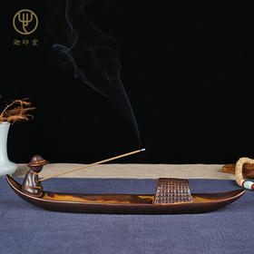 迦印堂 | 老翁垂钓线香炉 蓑笠孤舟 寒江独钓