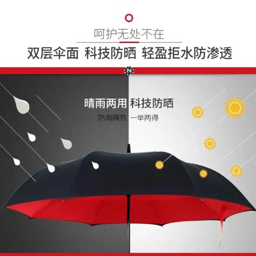 德国创意双层反向伞 | 可站立，长柄男女晴雨伞，防湿身单品 商品图3