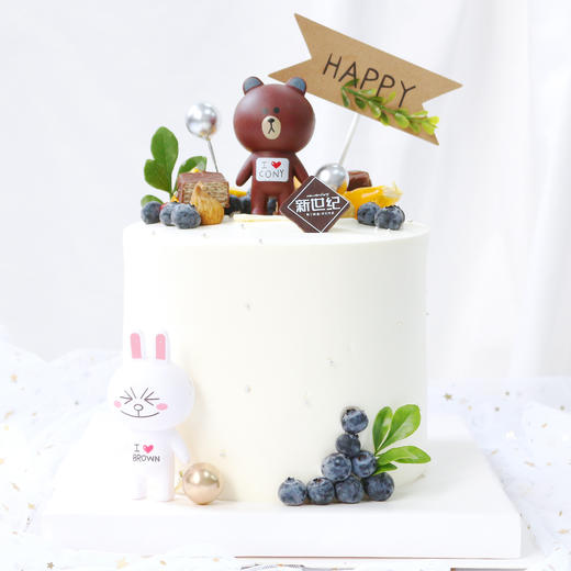 【卡通蛋糕】布朗熊乐园（自提返红包） 商品图1