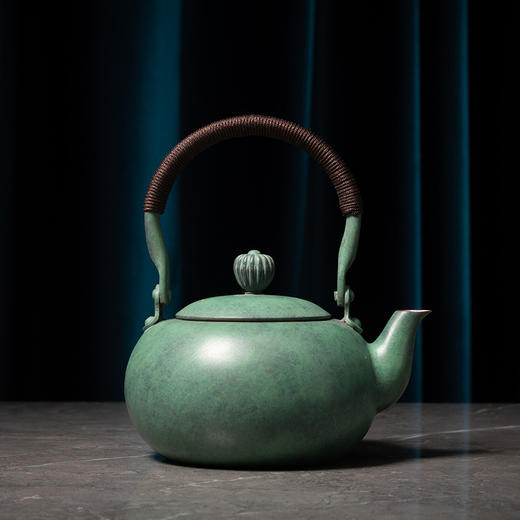 朱炳仁铜七巧玲珑壶非遗手工铜壶玲珑精巧圆润古朴