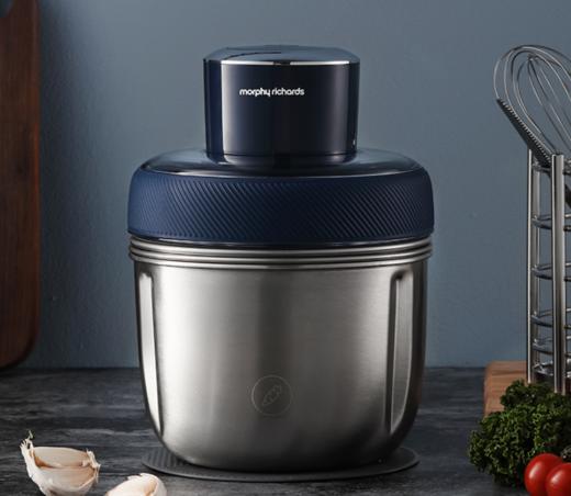 摩飞绞肉机家用电动小型多功能碎菜绞肉馅料理机不锈钢辅食搅拌机