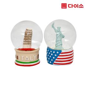 [Daiso]LED Landmark Waterball-1016974 室内装饰摆件 水晶球JPY带授权招加盟代理