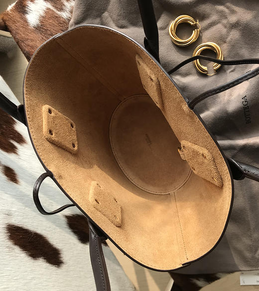 【大促，不退不换】 大牛工厂 bv 深棕色菜篮子 手拎/单肩包 CQ1045 商品图14