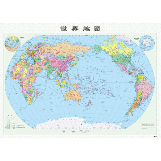 世界知识地图，地图上的世界 商品图4