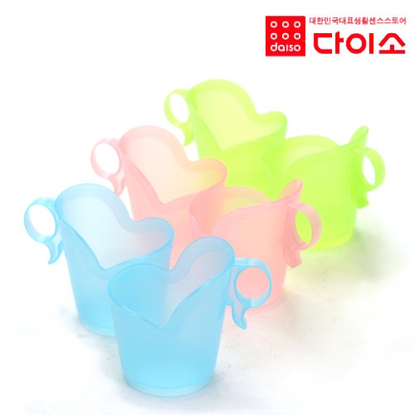 大创 Daiso Paper cup holder 彩色纸杯架6P-47684JPY带授权招加盟代理