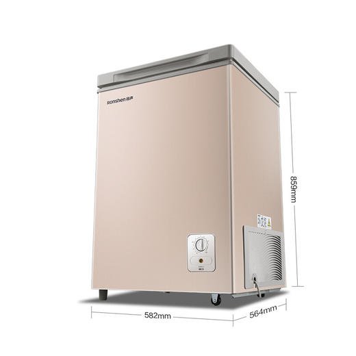 【七楼】容声(ronshen)bd/bc-100mg/a 彩晶冰柜 100升 冷藏冷冻专利减