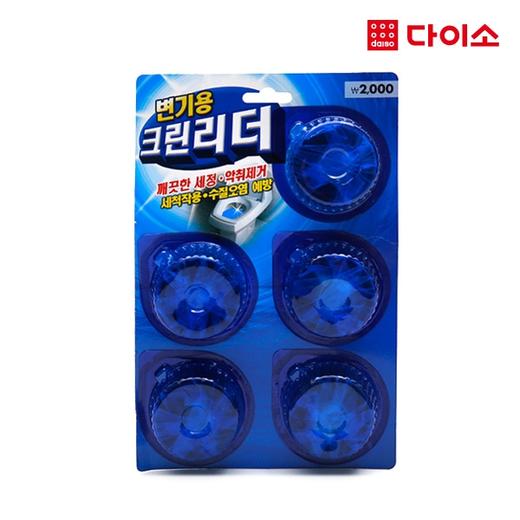 [Daiso] Toilet Cleaner Clean Reader 5P-47985深蓝色马桶洁厕宝JPY带授权招加盟代理 商品图0