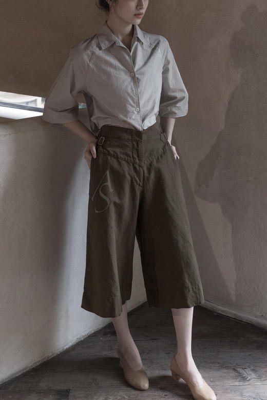 MARTINIANO 驼色/米色浅口中跟单鞋 商品图5