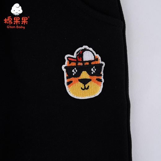 棉果果秋季男童大毛圈抓绒休闲长裤M312200220516 商品图2