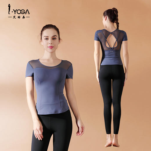 IYOGA瑜伽T恤短袖T028 商品图2