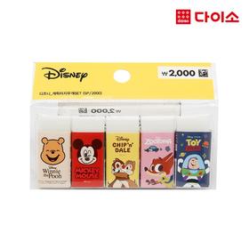 [Daiso]Disney_Character Eraser SET5P-1018878迪士尼人物橡皮JPY带授权招加盟代理