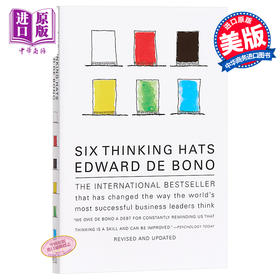 预售 【中商原版】【英文原版】 Six Thinking Hats/Edward de Bono