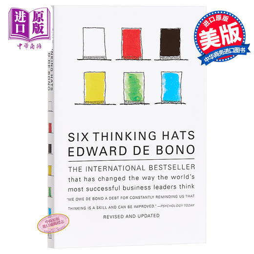 预售 【中商原版】【英文原版】 Six Thinking Hats/Edward de Bono 商品图0