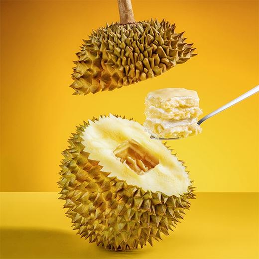 【榴芒一刻】榴莲千层金枕蛋糕 6英寸（500g/个）产地直发  商品图2