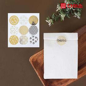 [Daiso]Traditional gold  ticker 3 pieces-102320 传统贴纸JPY带授权招加盟代理
