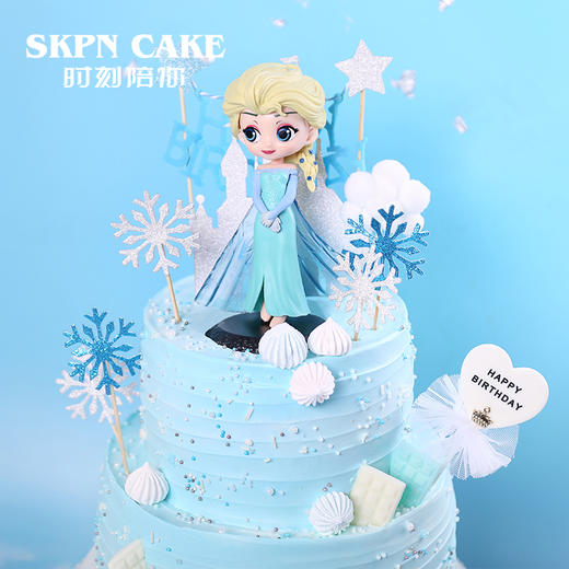 冰雪女王生日蛋糕 商品图2